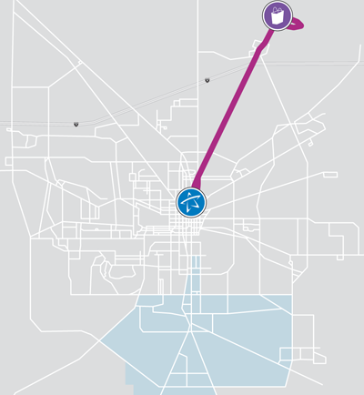 Killearn Route Mini Map